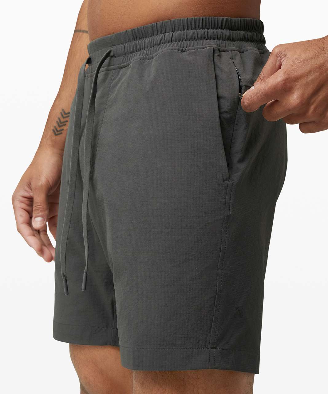 Lululemon Bowline Short 8" *Ripstop - Graphite Grey