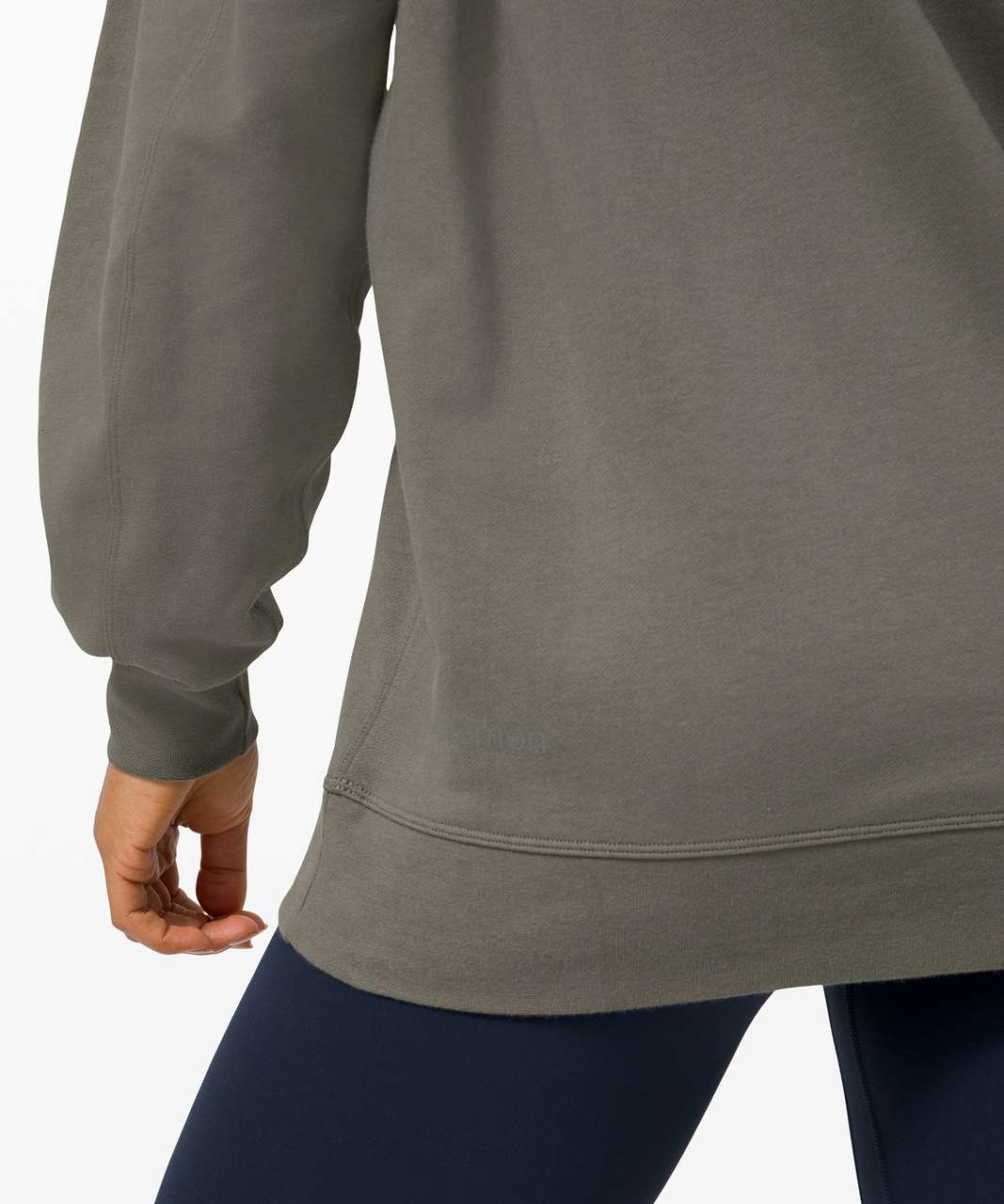 Lululemon Perfectly Oversized Crew - Grey Sage