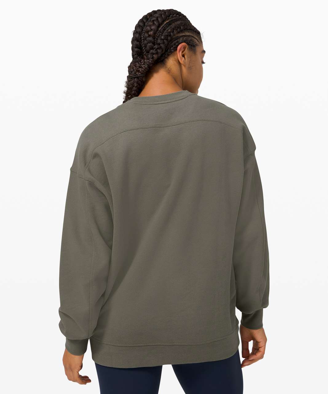 Lululemon Perfectly Oversized Crew - Heathered Core Ultra Light Grey - lulu  fanatics