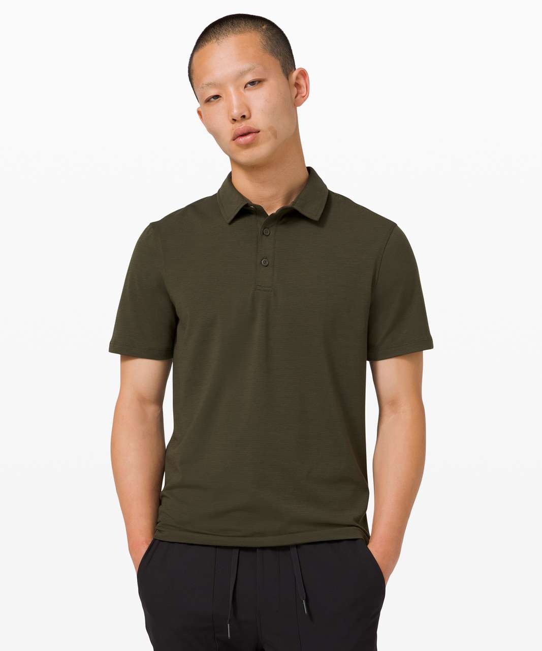 Lululemon Evolution Polo - Dark Olive