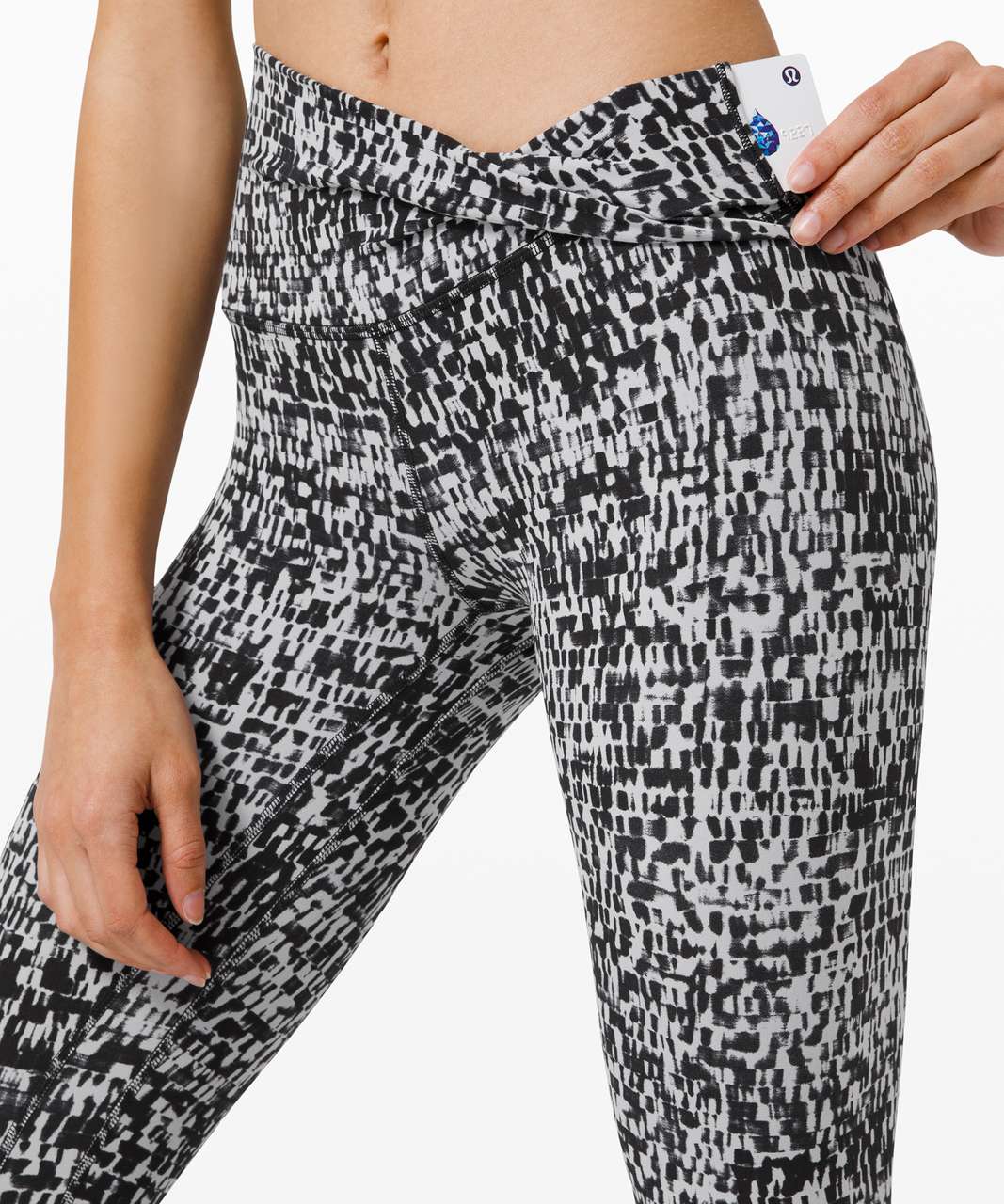 Lululemon Align Pant II 25 - Urban Block Ice Grey Black - lulu