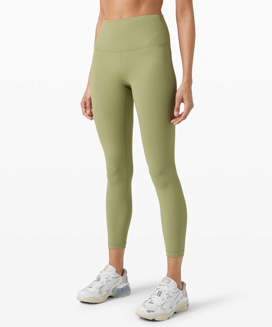 Lululemon Wunder Under HR Tight *MESH Design Luxtreme RYEM Green LW5BGXS  Size 6