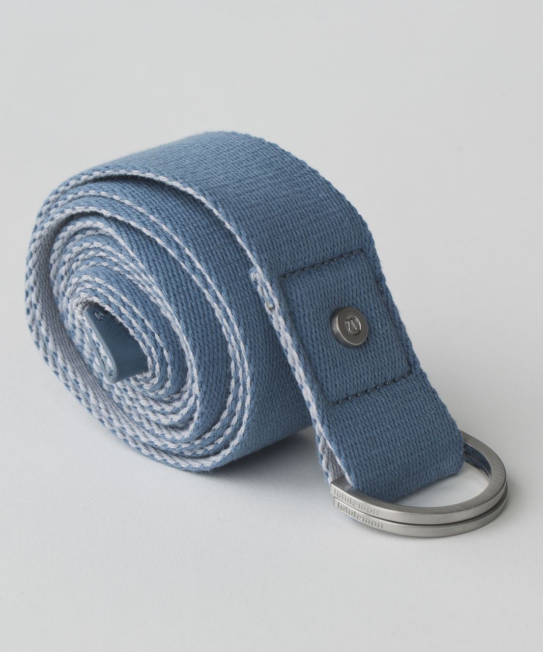 Lululemon No Limits Stretching Strap - Blue Denim / Silver Fox / Blue Denim