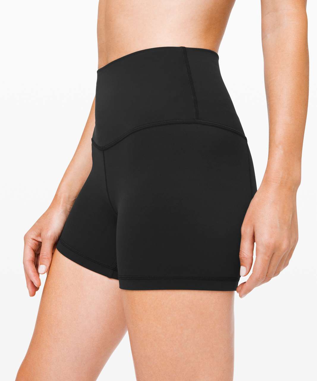 Lululemon Compression 4 inch Shorts Black Reversible Women's Size 4