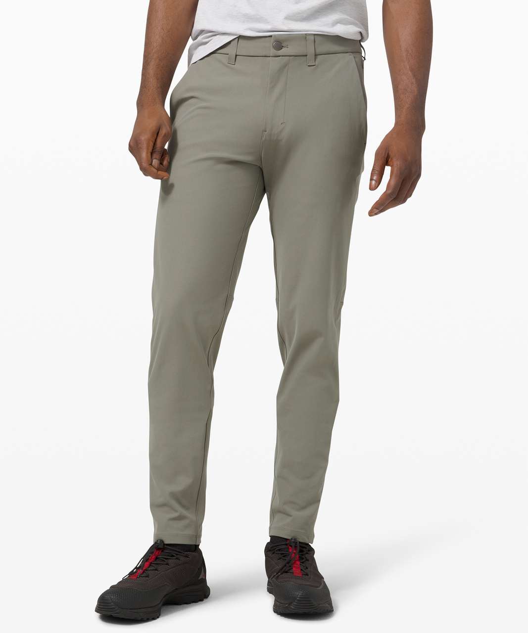 Lululemon ABC Pant Slim *Warpstreme 34 - Grey Sage - lulu fanatics