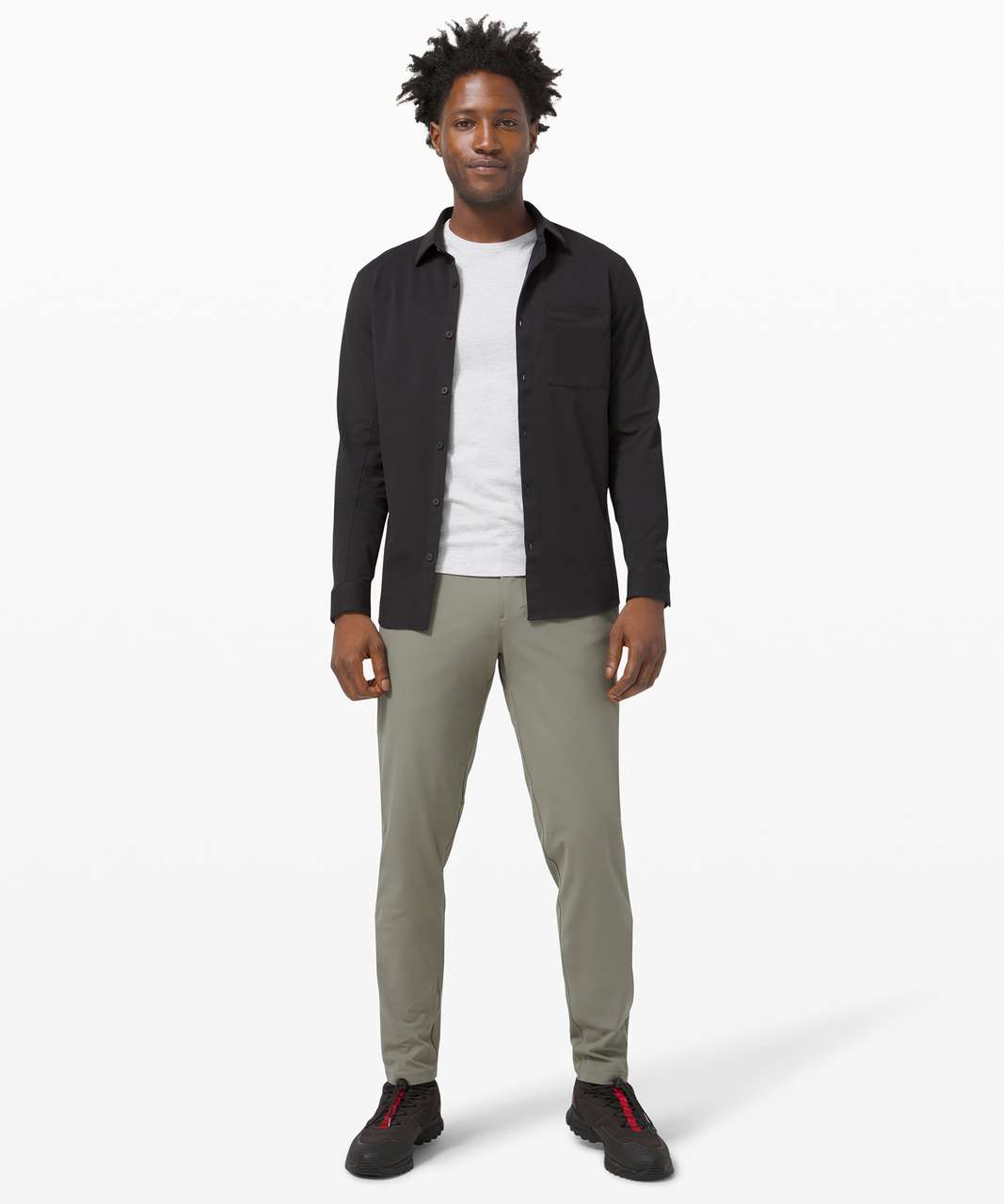 Lululemon ABC Pant Slim *Warpstreme 34 - Grey Sage (First Release) - lulu  fanatics