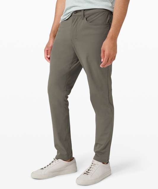 Lululemon Abc Slim-fit Pants 32 Cord In Lunar Rock