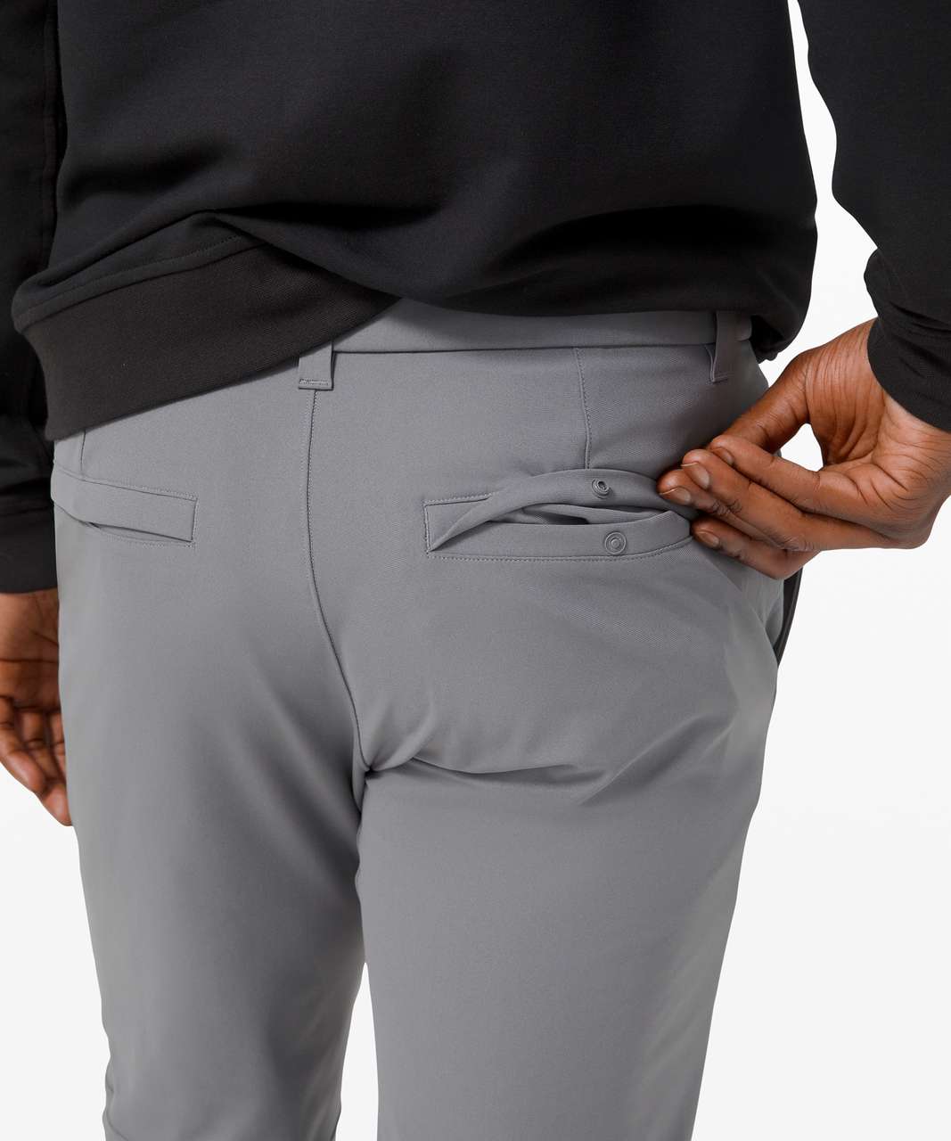 Lululemon Commission Pant Slim *Warpstreme 32" - Asphalt Grey