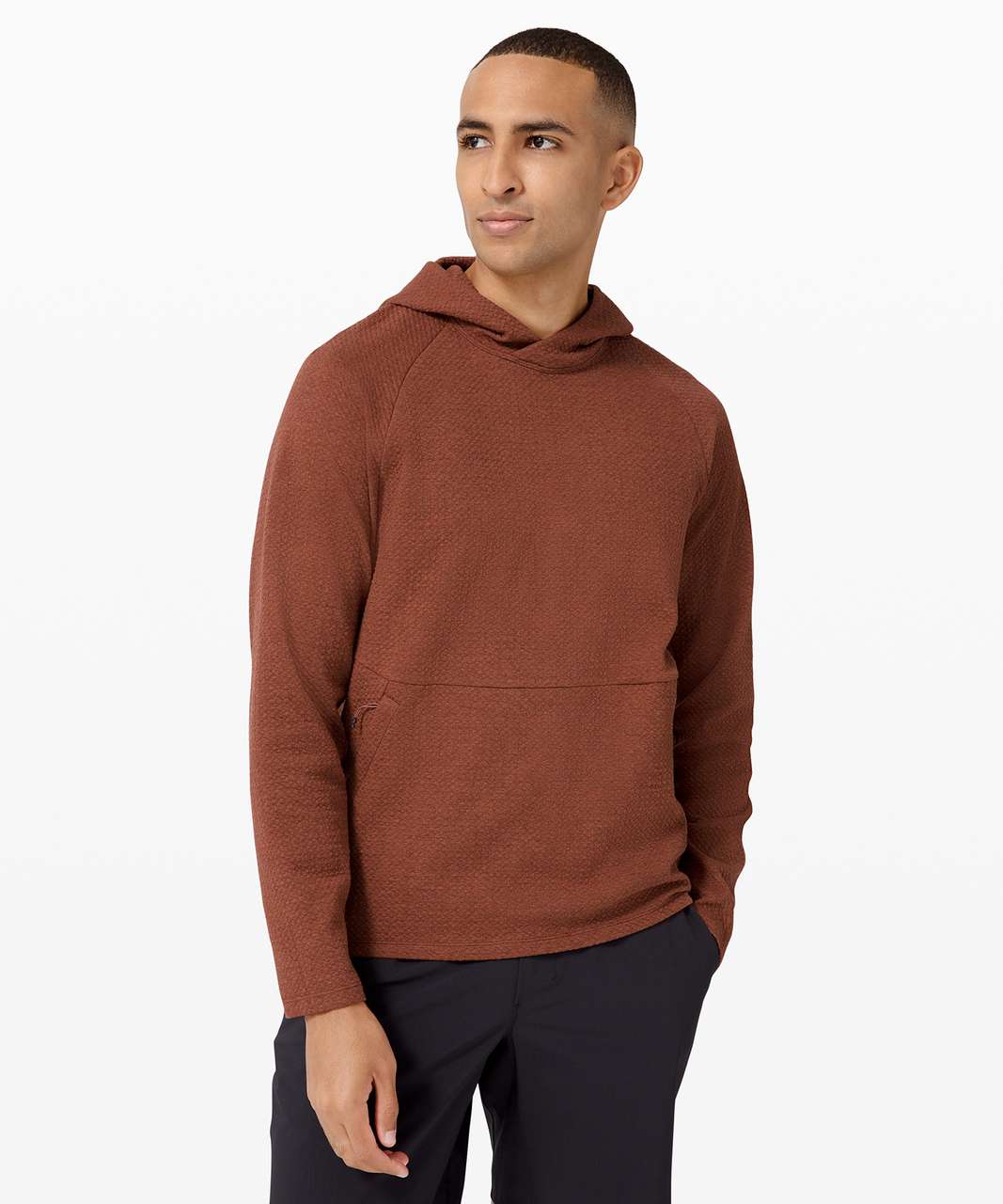 Lululemon At Ease Hoodie - Heathered Ancient Copper / Black - lulu fanatics