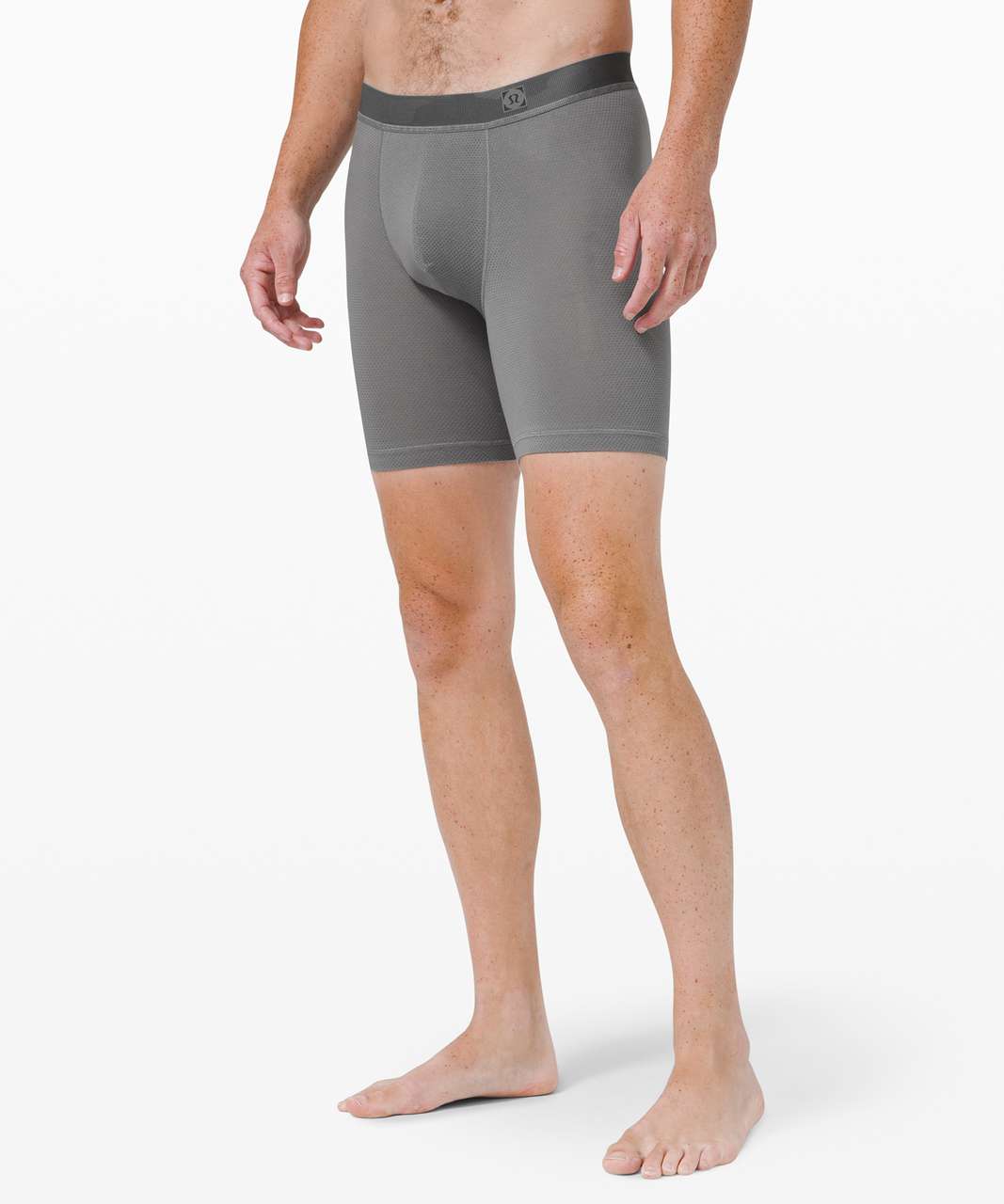 Lululemon Always in Motion Boxer Long Mesh - Asphalt Grey