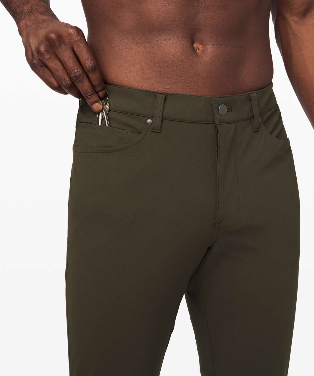 Lululemon ABC Pant Slim *Warpstreme 37" - Dark Olive