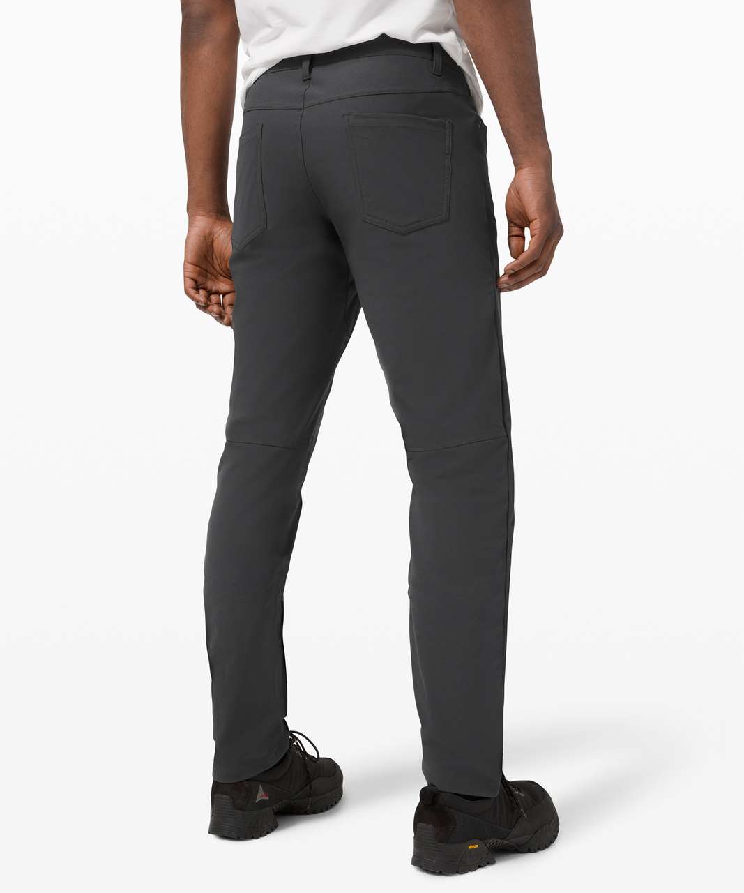 Lululemon Abc Classic-fit Pants 37 Warpstreme In Melanite