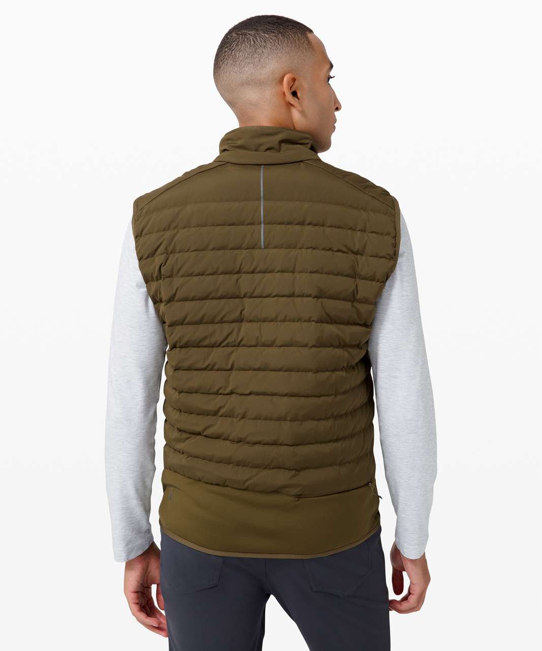 Lululemon Down For It All Vest - Moss Green - lulu fanatics