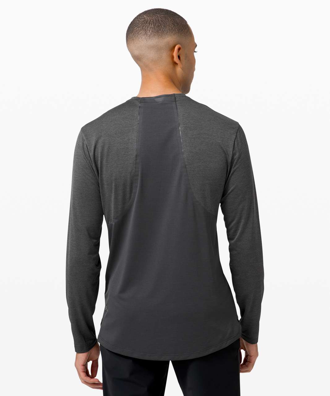 Lululemon Fast and Free Long Sleeve - Heathered Graphite Grey / Graphite Grey