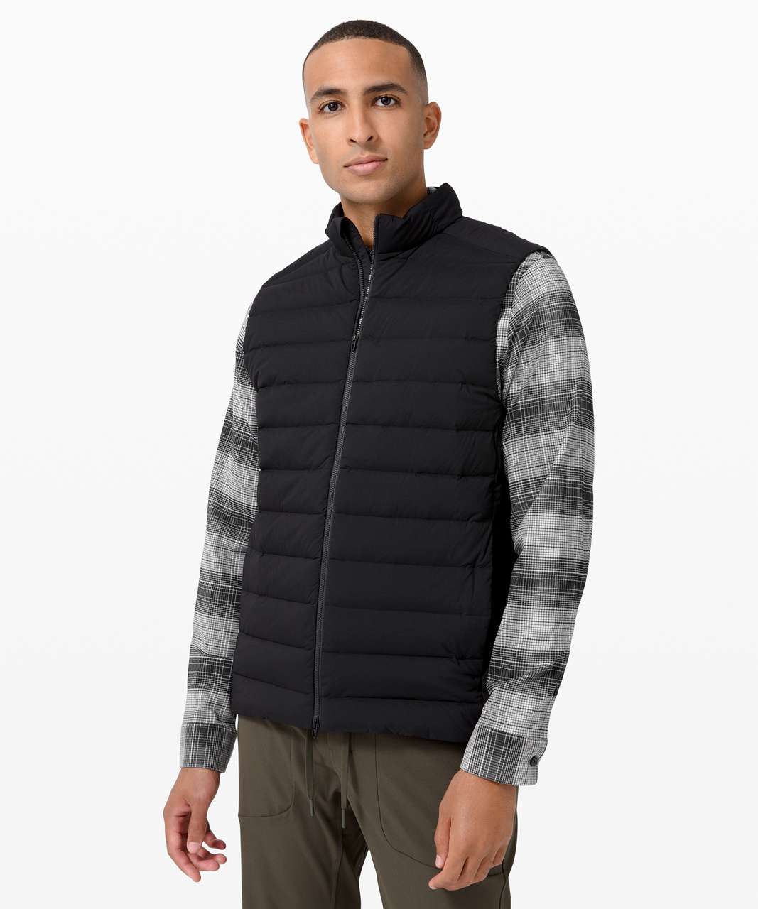 Lululemon Navigation Stretch Down Vest - Black (First Release) - lulu ...