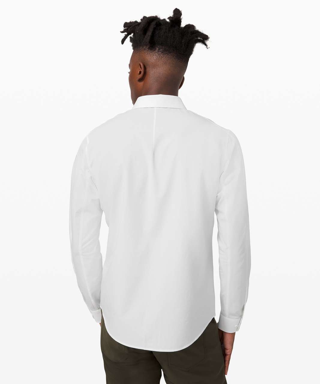 Lululemon Down to the Wire Long Sleeve Shirt - White