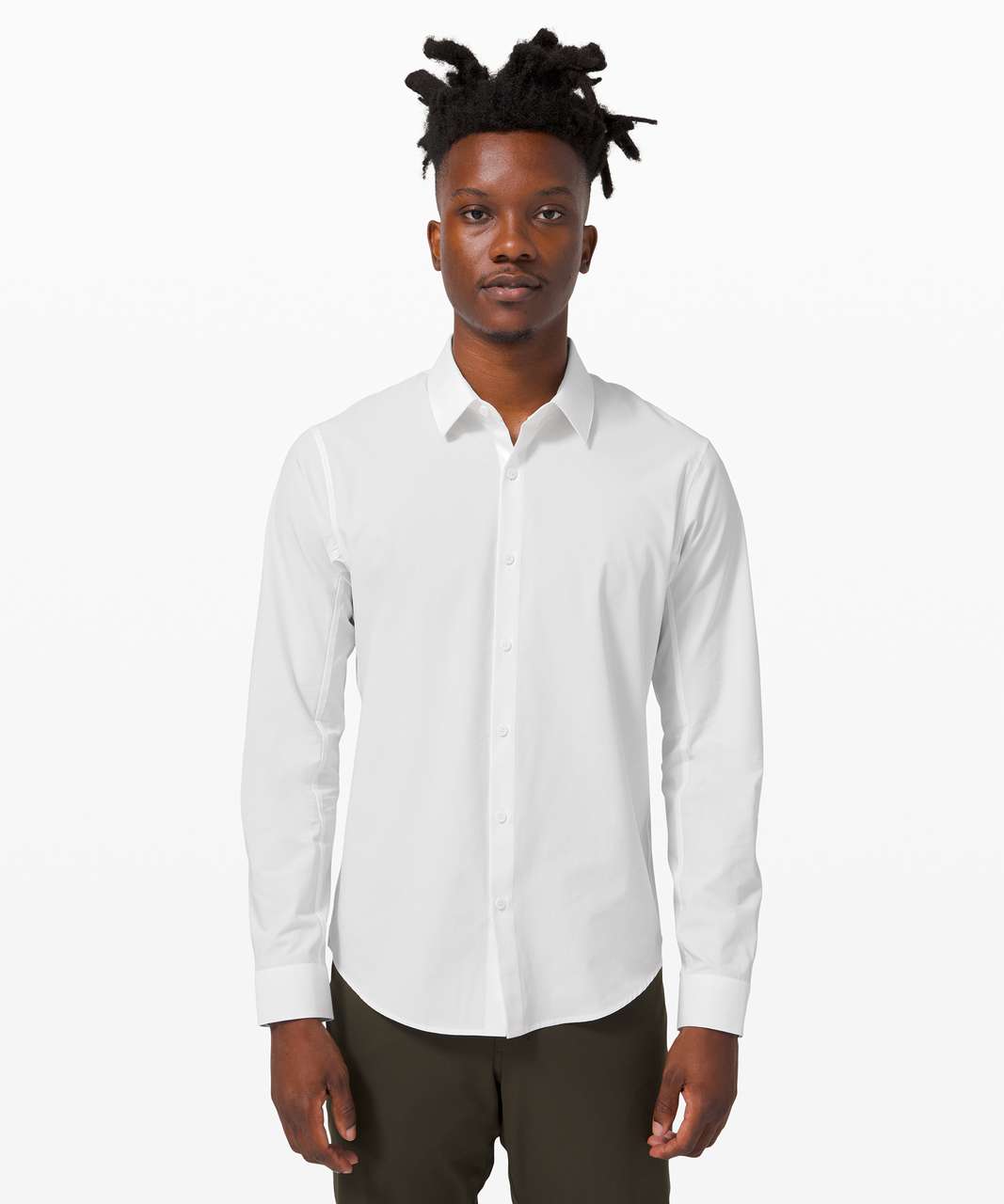 Lululemon Down to the Wire Long Sleeve Shirt - White