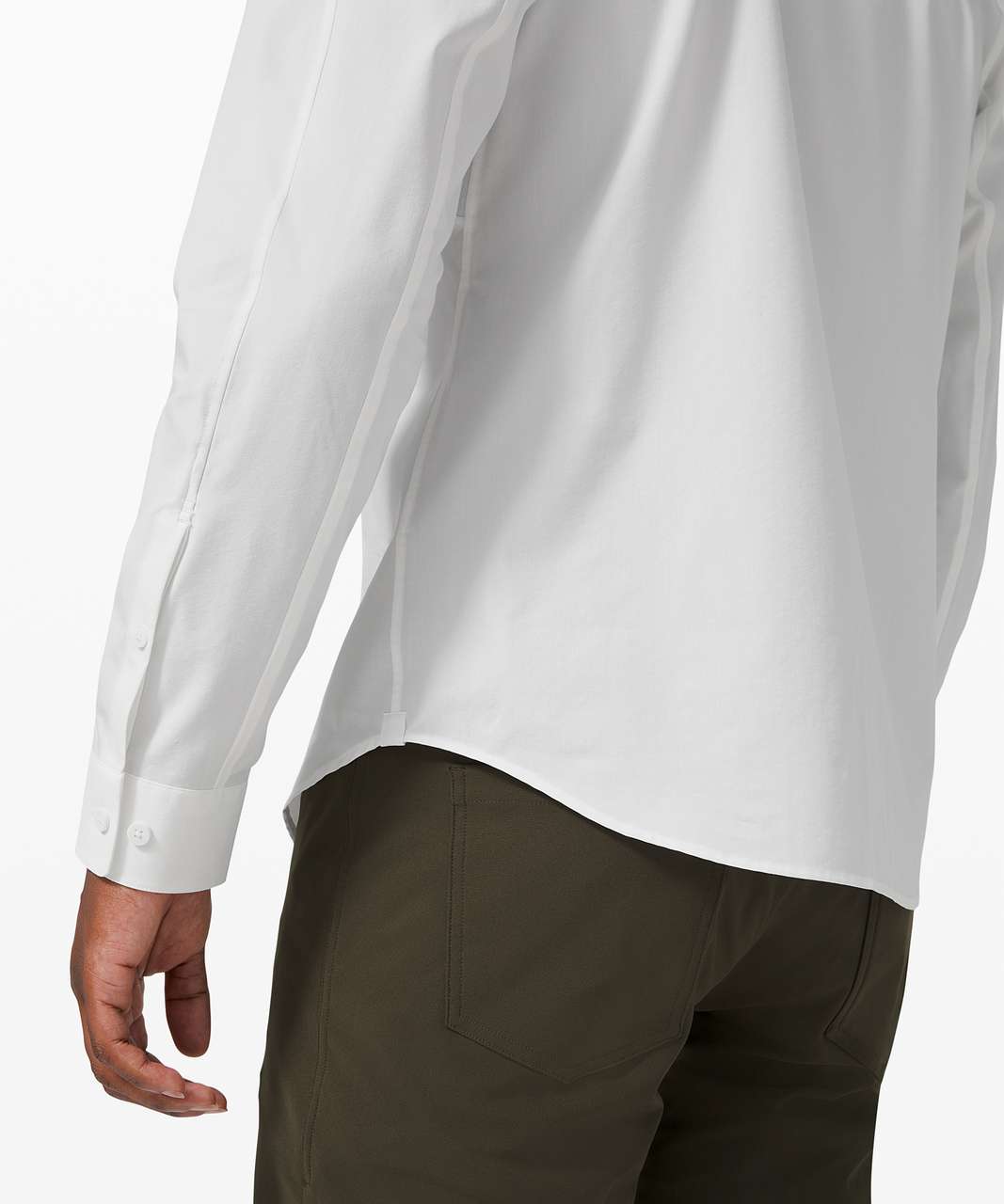 Lululemon Down to the Wire Long Sleeve Shirt - White