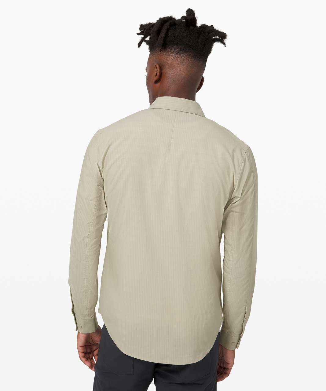 Lululemon Down to the Wire Long Sleeve Shirt - Light Sage
