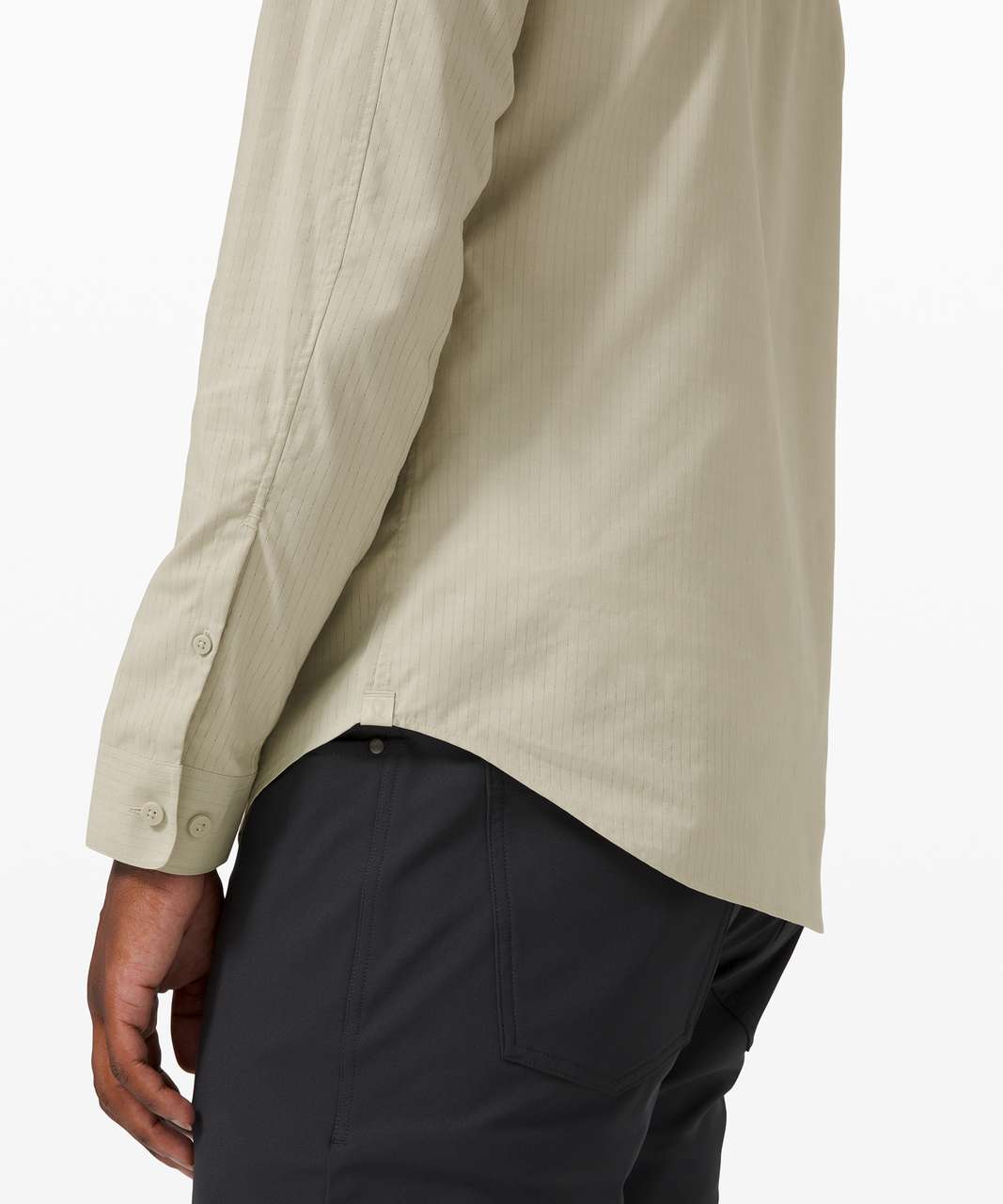 Lululemon Down to the Wire Long Sleeve Shirt - Light Sage