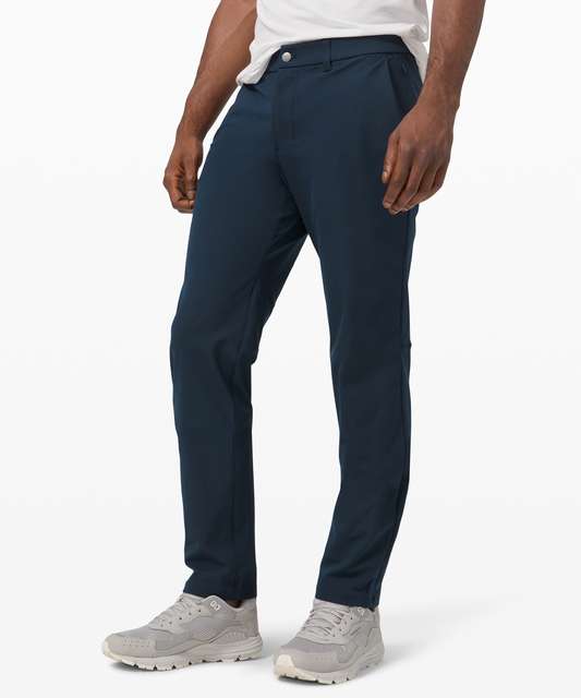 lululemon COMMISSION SLIM 81 CM - Trousers - true navy/dark blue -  Zalando.de