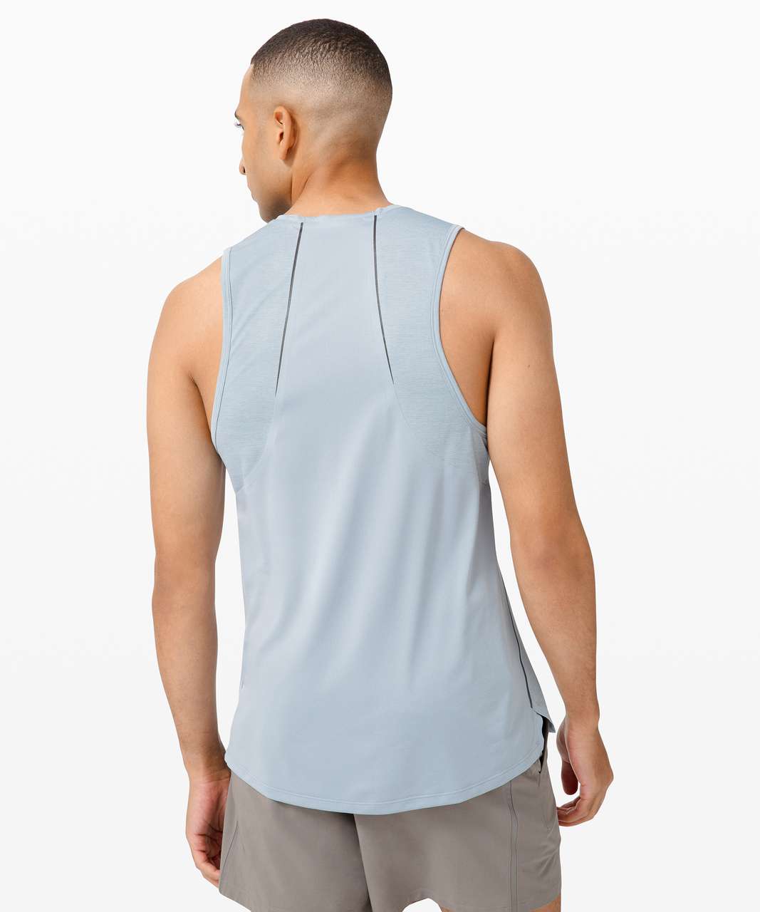 Lululemon Fast and Free Tank - Heathered Chambray / Chambray