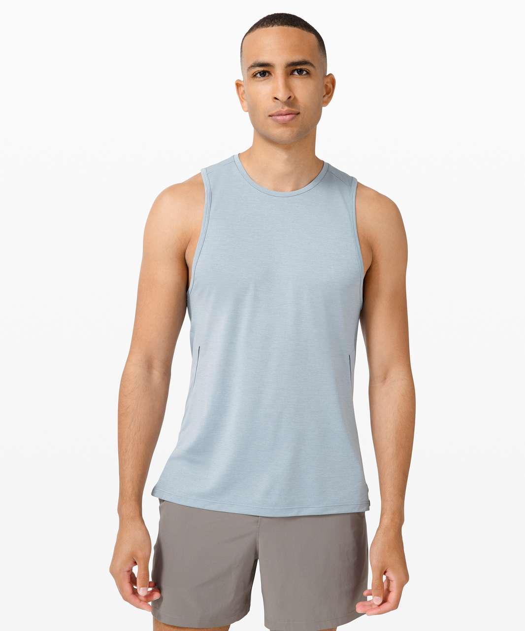 Lululemon Fast and Free Tank - Heathered Chambray / Chambray