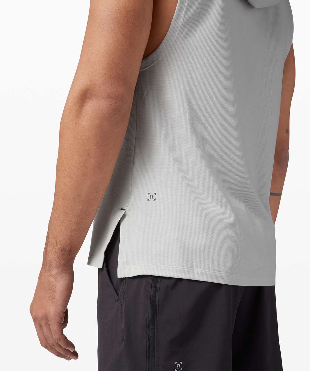 Lululemon On Grid Sleeveless Hoodie Vapor lulu fanatics