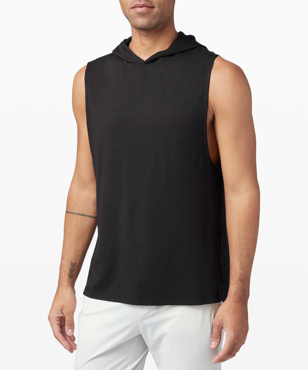 Lululemon On Grid Sleeveless Hoodie - Black