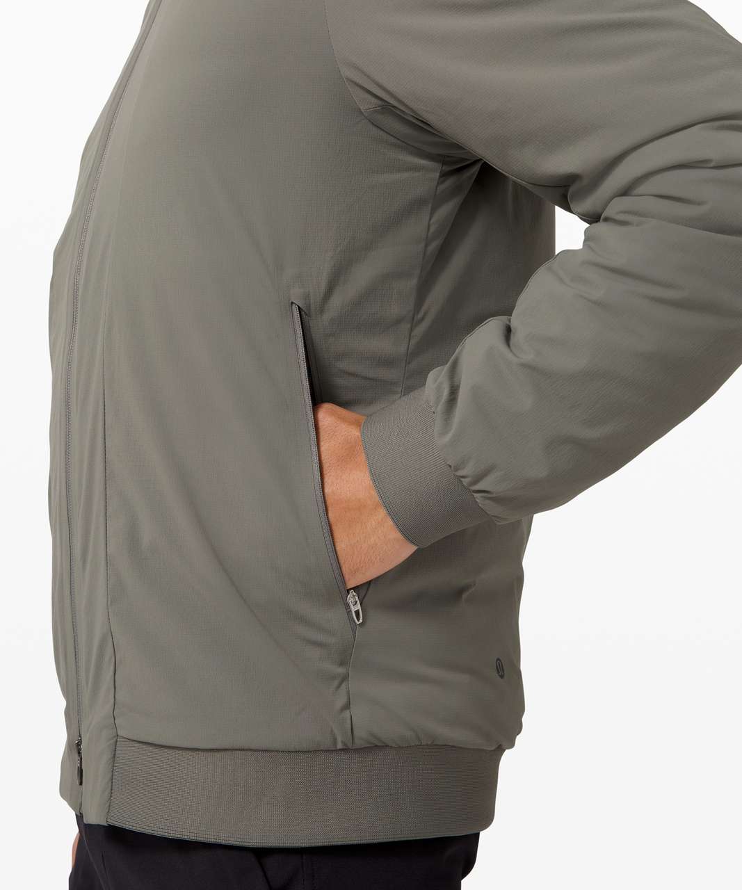 Lululemon Intermission Bomber - Grey Sage