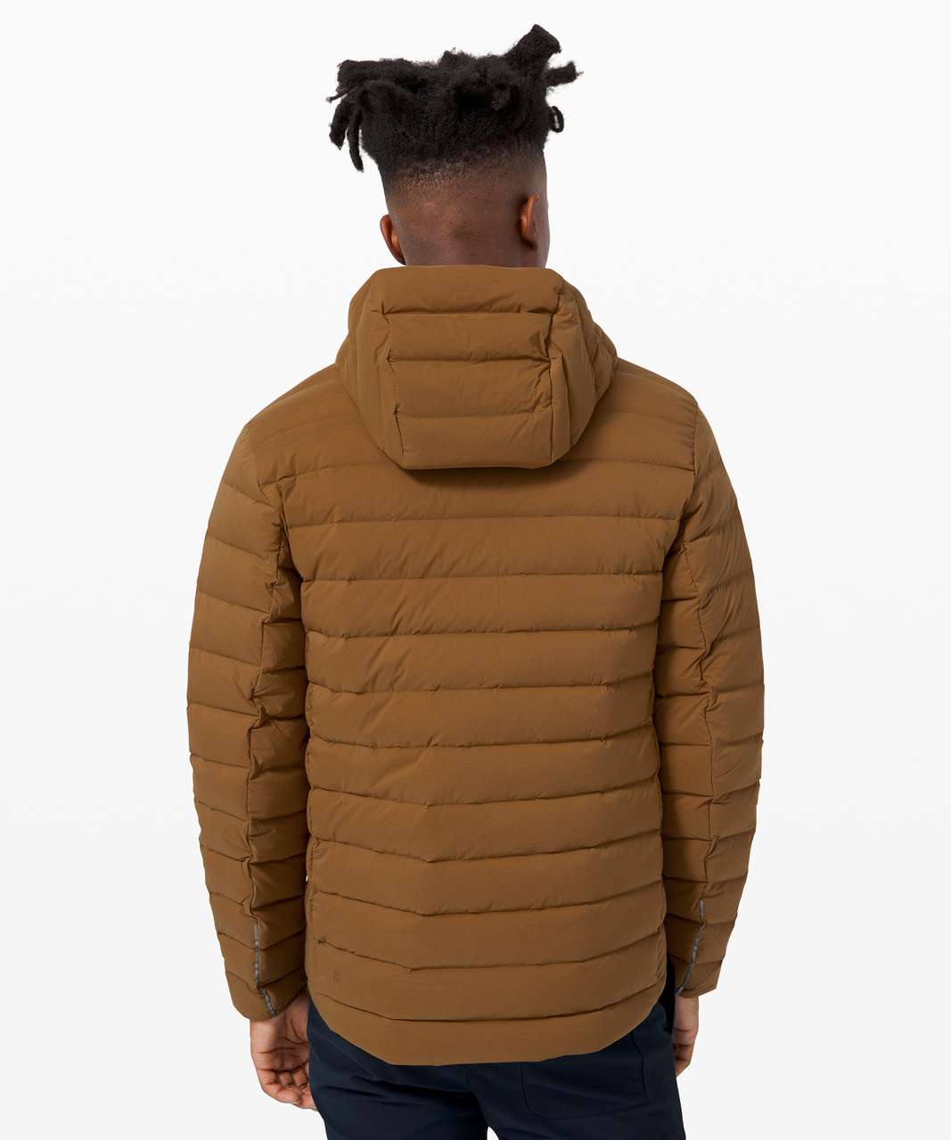 Lululemon Navigation Stretch Down Hoodie - Burnt Caramel