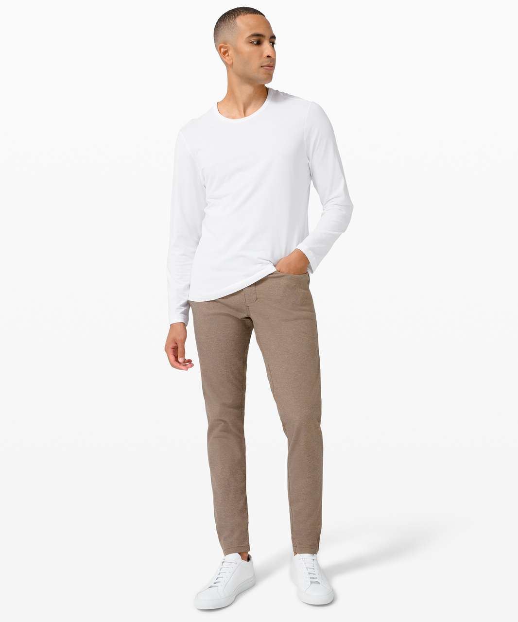 Lululemon ABC Pant Skinny *Tech Canvas 32" - Heathered Burnt Caramel