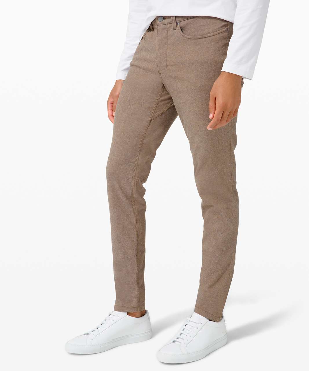 lululemon athletica Abc Classic-fit 5 Pocket Trousers 32l Warpstreme -  Color Khaki - Size 28 for Men