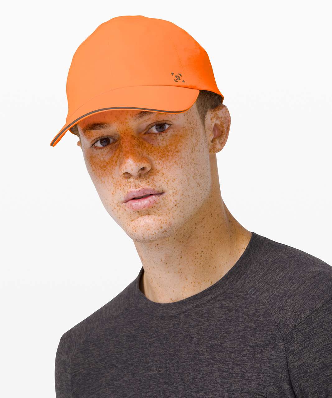 Lululemon Fast and Free Mens Run Hat - Highlight Orange