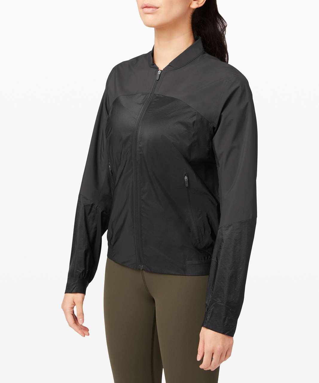 Lululemon Run On Jacket - Black - lulu fanatics