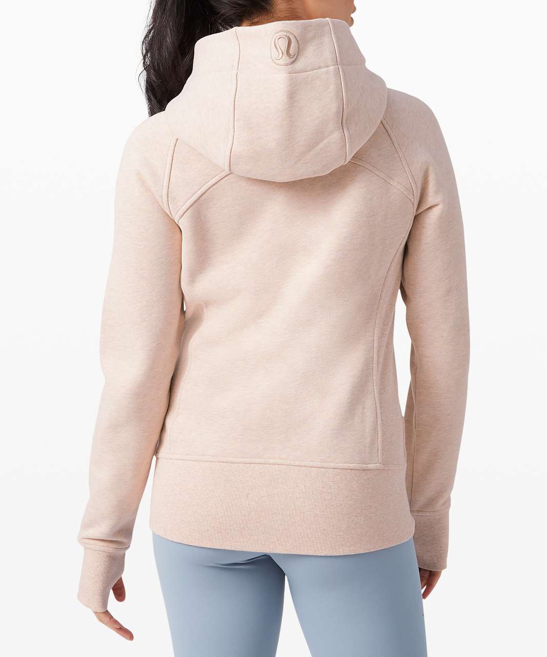 Lululemon Scuba Hoodie *Light Cotton Fleece - Heathered Misty Pink ...