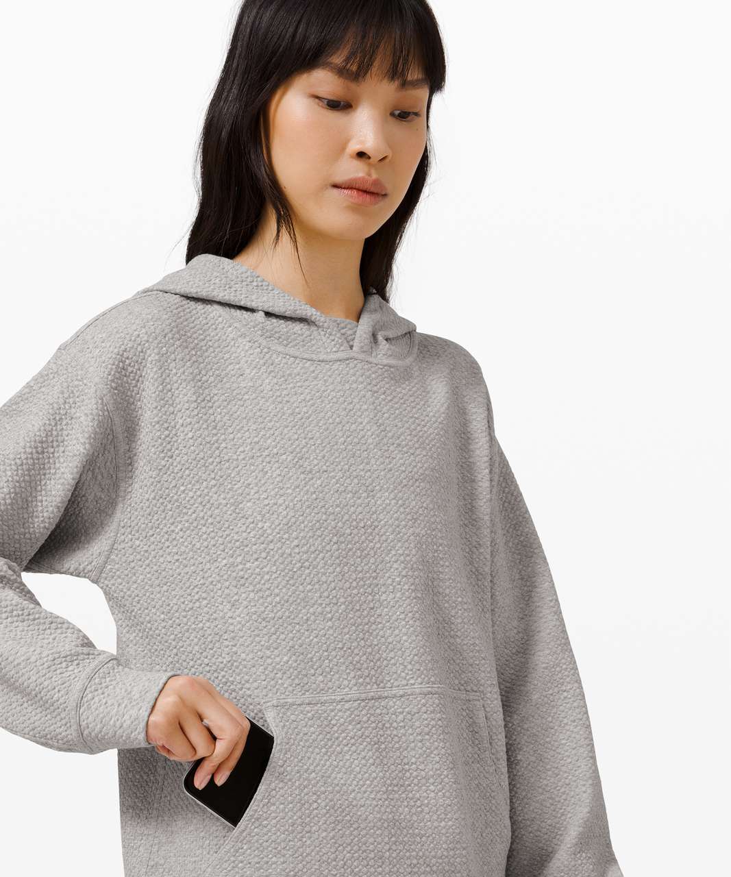 Lululemon All Yours Hoodie *Colourblock - Starlight / Asphalt Grey /  Graphite Grey - lulu fanatics