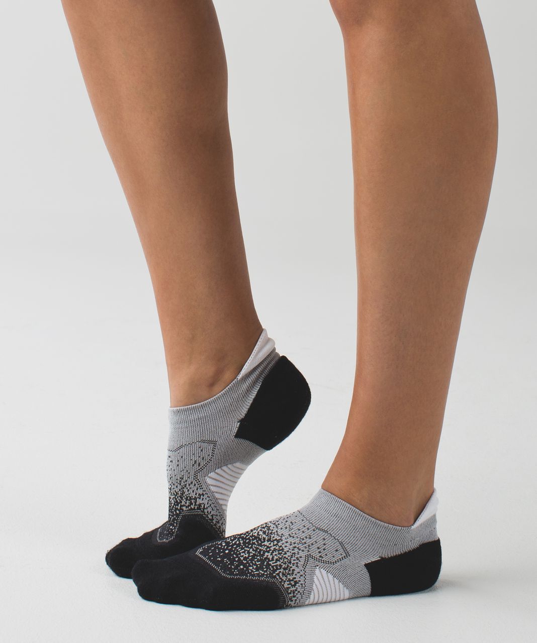 Lululemon Speed Sock *Silver - Black / Nimbus