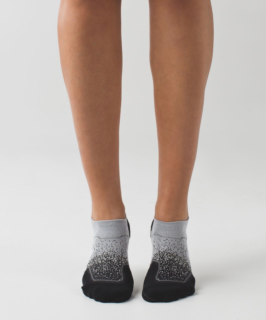 Lululemon Speed Sock *Silver - Black / Nimbus