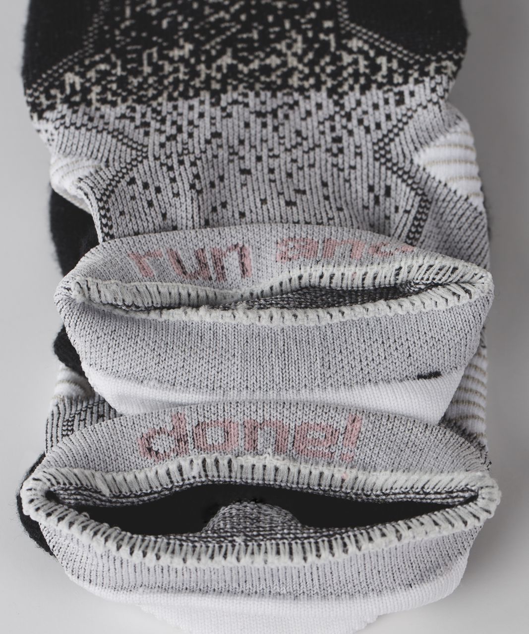 Lululemon Speed Sock *Silver - Black / Nimbus