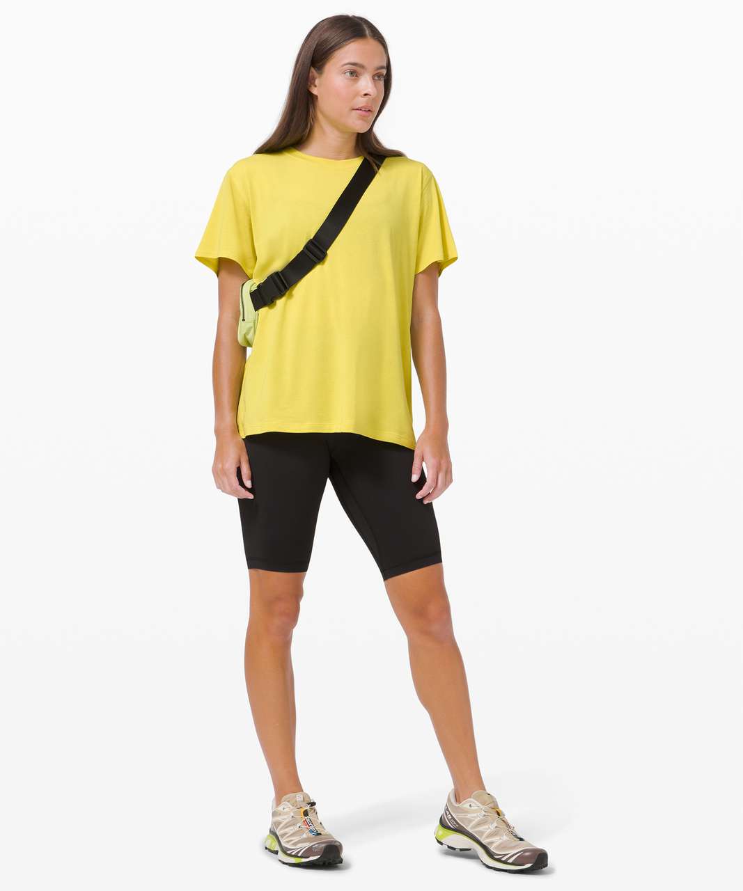 Lululemon All Yours Boyfriend Tee - Yellow Serpentine