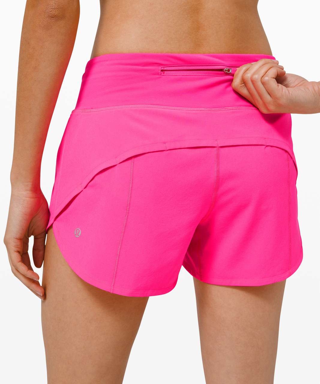 Lululemon Speed Up Short Long *4" Updated Fit - Pink Highlight