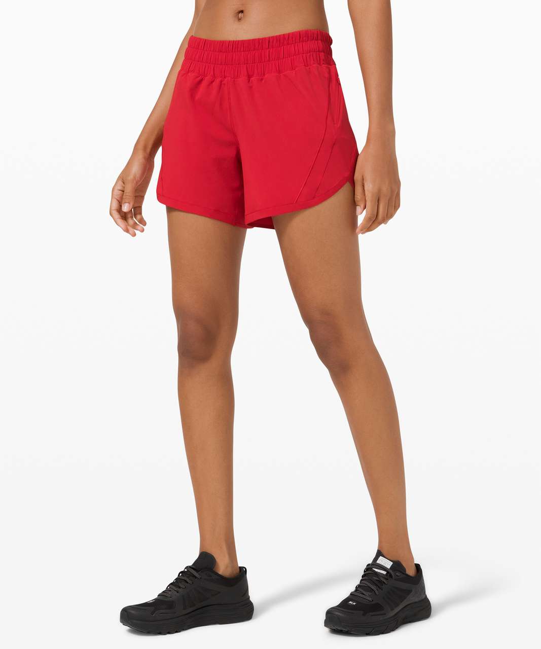 Lululemon Track That Short 5 - Dark Red - lulu fanatics