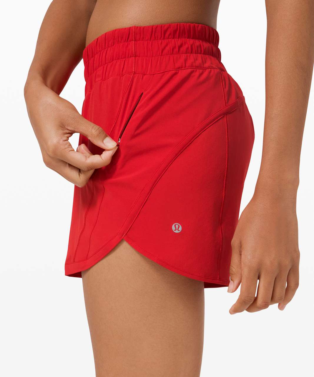 Lululemon Track That Short 5 - Dark Red - lulu fanatics