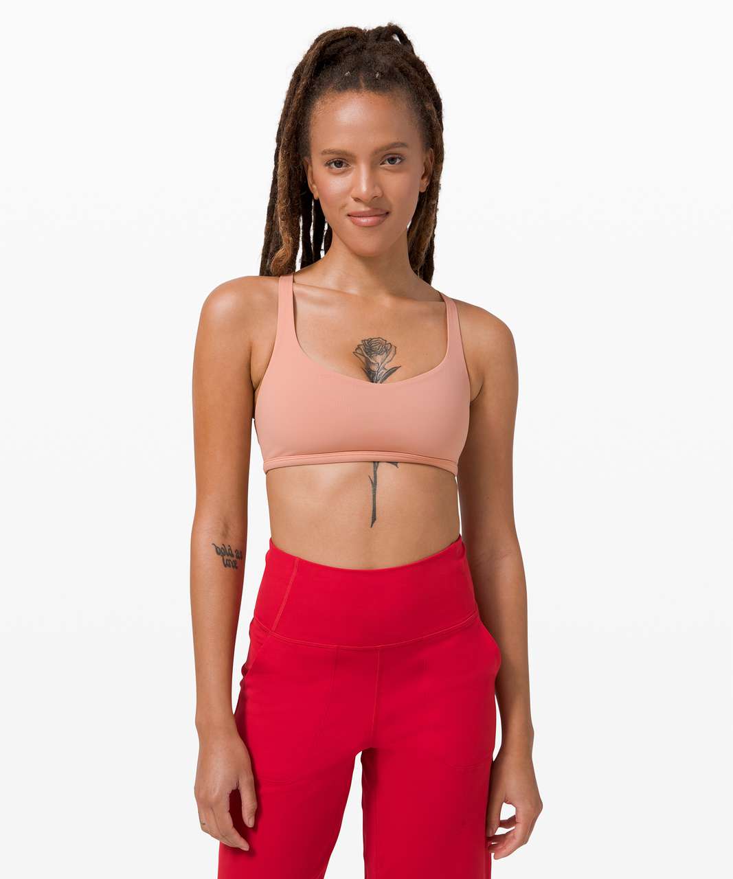 Lululemon Free To Be Bra (Wild) - Pink Glow - lulu fanatics