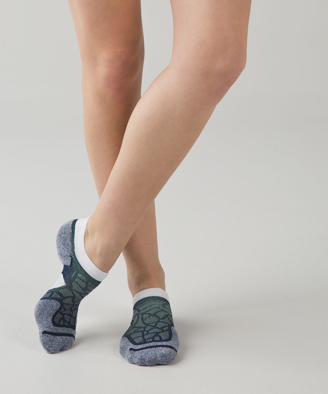 Lululemon Speed Sock *Silver - Hero Blue / Sea Mist / Dragonfly