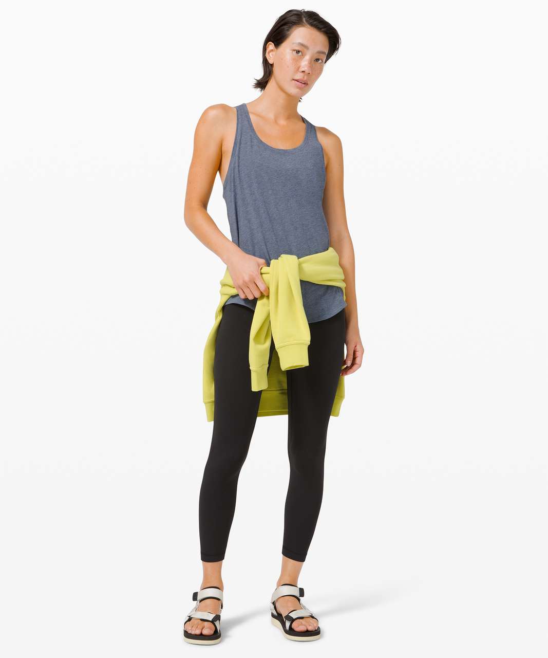 Lululemon Love Tank *Pleated - Heathered Code Blue