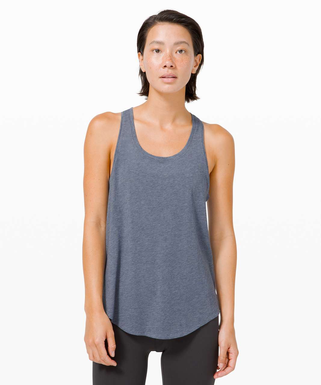 Lululemon Love Tank *Pleated - Heathered Code Blue