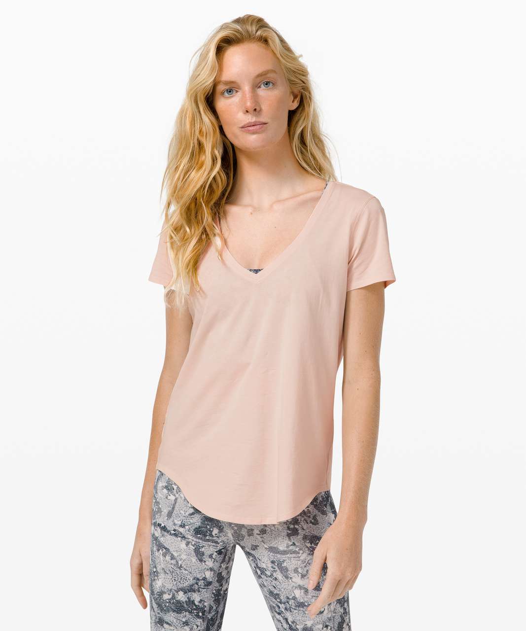 Lululemon Love Tee V - Silk Rose - lulu fanatics