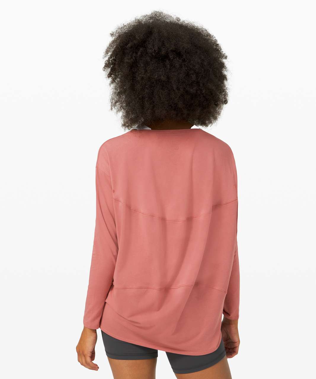 Lululemon Back In Action Long Sleeve - Brier Rose